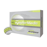 TaylorMade Tour Response Stripe Golf Balls - Neon Yellow - 2026