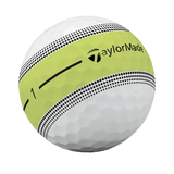 TaylorMade Tour Response Stripe Golf Balls - Neon Yellow - 2026