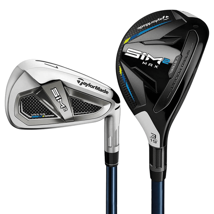 TaylorMade SIM2 Max OS Combo Iron Set (Left-Handed)