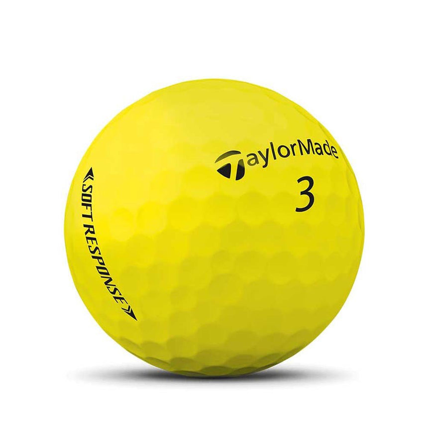 Taylormade Soft Response Golf Balls - Yellow - 2022