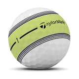 TaylorMade Tour Response Stripe Golf Balls - Neon Yellow