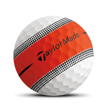 Taylormade Tour Response Stripe Golf Balls - Orange