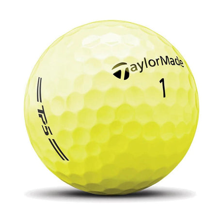 TaylorMade TP5 Golf Balls - Yellow