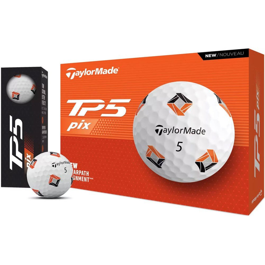 Taylormade TP5 pix Golf Balls - 2024