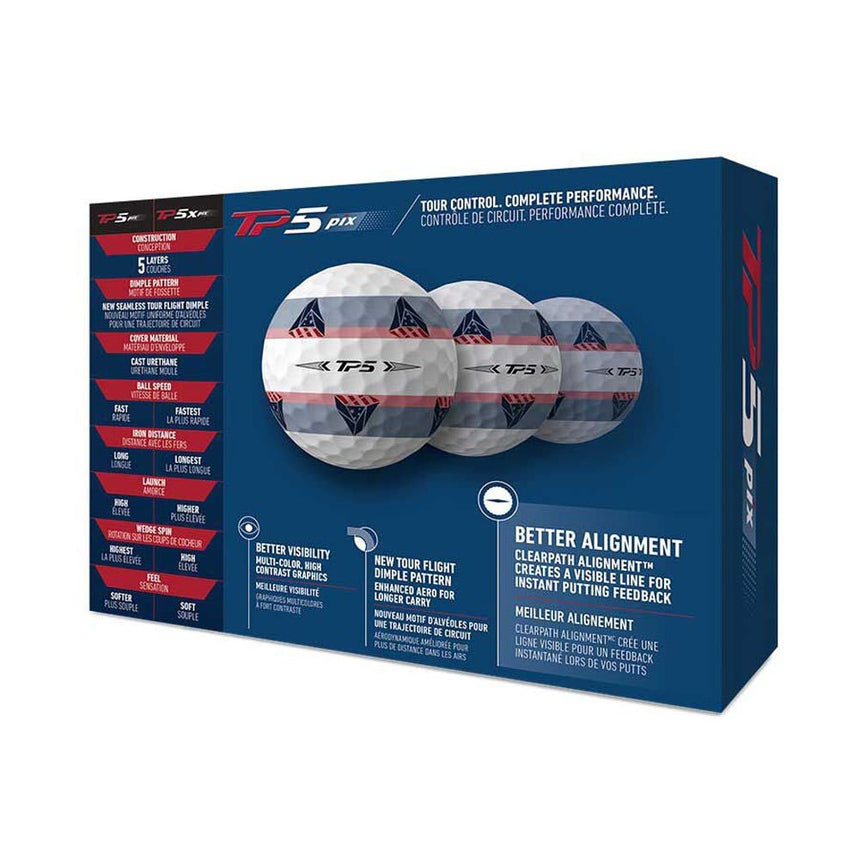 TaylorMade TP5 pix USA Golf Balls - Prior Generation