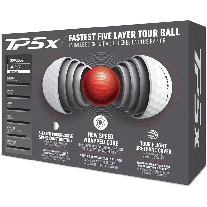 Taylormade TP5x Golf Balls - 2024