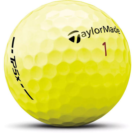 Taylormade TP5X Golf Balls - Yellow - 2024