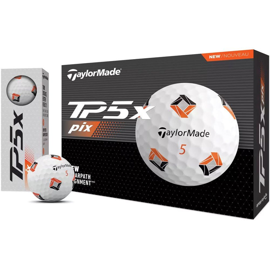 Taylormade TP5x pix Golf Balls - 2024