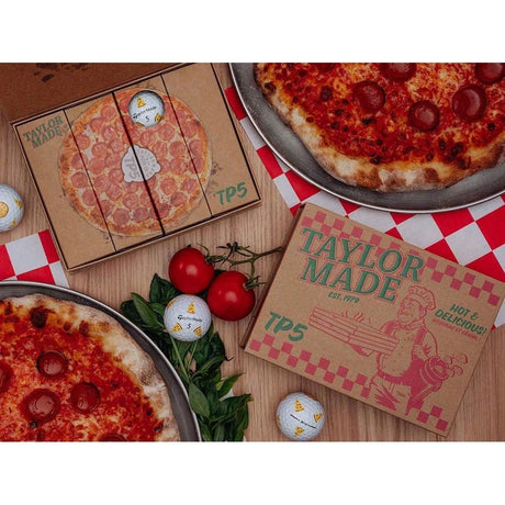 TaylorMade TP5x pix Pizza Party Golf Balls