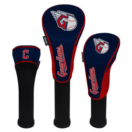 Team Effort MLB Set of 3 Headcovers - Cleveland Guardians