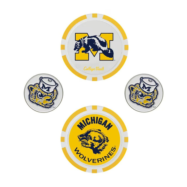 Team Effort NCAA Michigan Wolverines Ball Marker Set