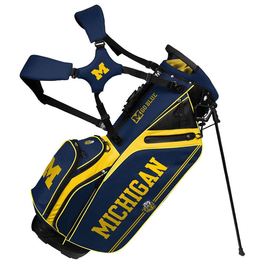 Team Effort NCAA Michigan Wolverines Caddie Carry Hybrid Bag