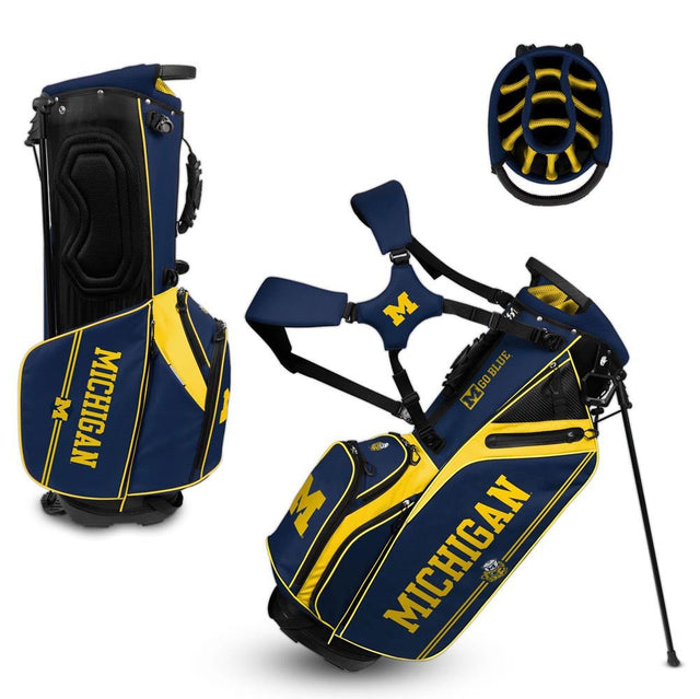 Team Effort NCAA Michigan Wolverines Caddie Carry Hybrid Bag