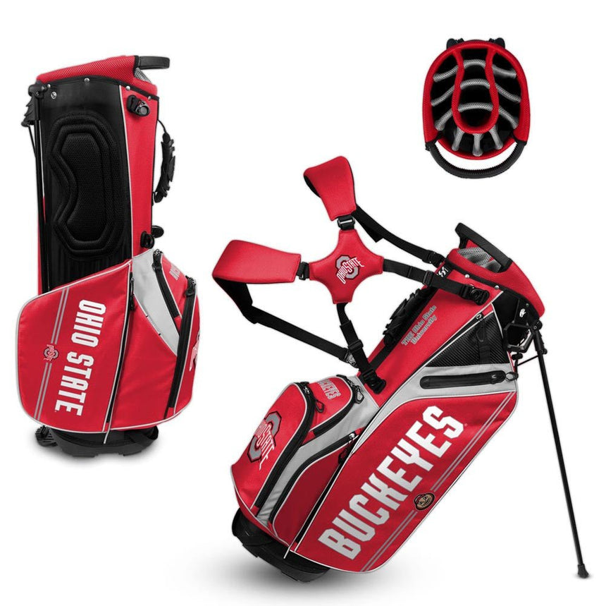 Team Effort NCAA Ohio State University Caddie Carry Hybrid Bag