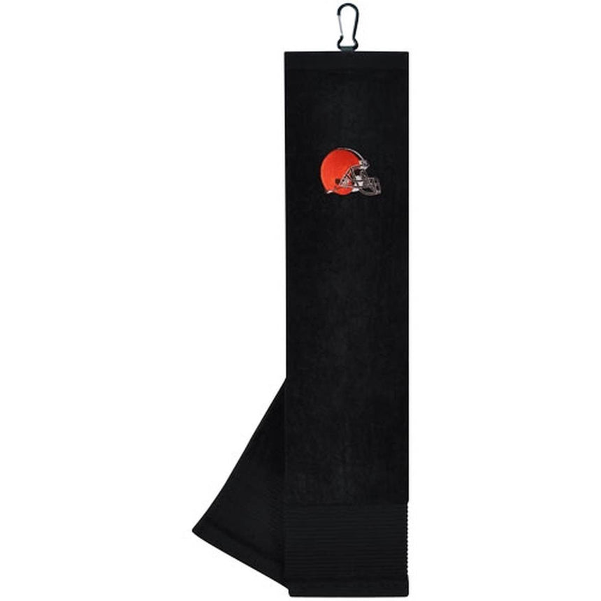 WinCraft NFL Cleveland Browns Face/Club Tri-Fold Embroidered Towel