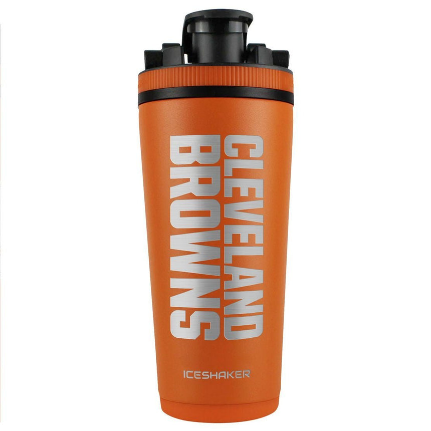 Team Effort NFL Cleveland Browns Stainless Steel Ice Shaker - 26 oz