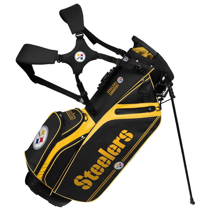 Team Effort NFL Pittsburgh Steelers Caddie Carry Hybrid Bag