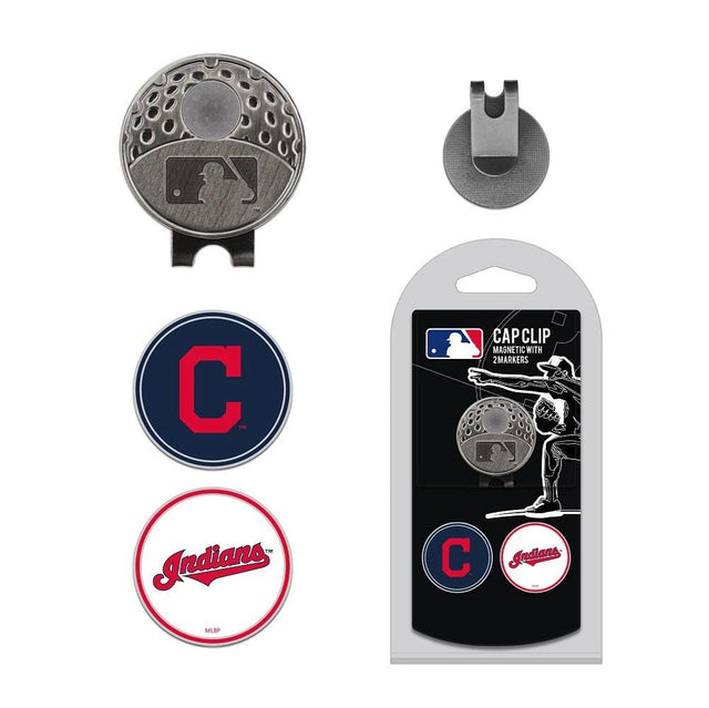 Team Golf MLB Hat Clip with Ball Marker - Cleveland Guardians