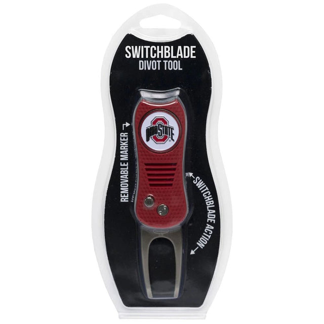 Team Golf NCAA Switchblade Divot Tool - Ohio State Buckeyes