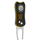Team Golf NFL Switchblade Divot Tool - Pittsburgh Steelers