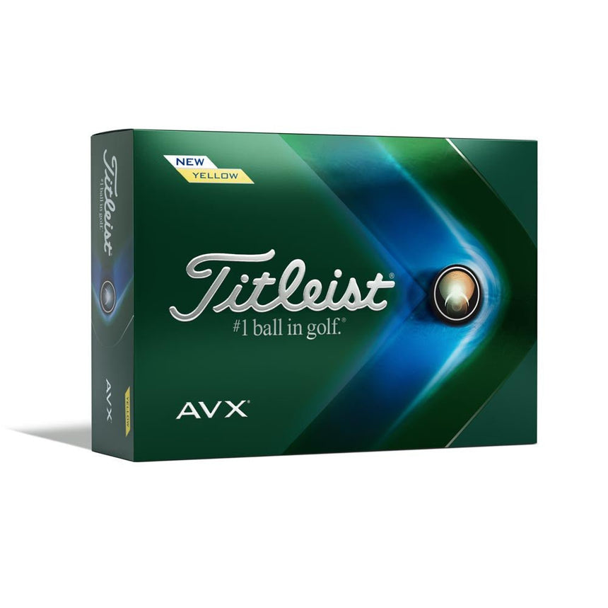 Titleist AVX Golf Balls - Yellow - 2022