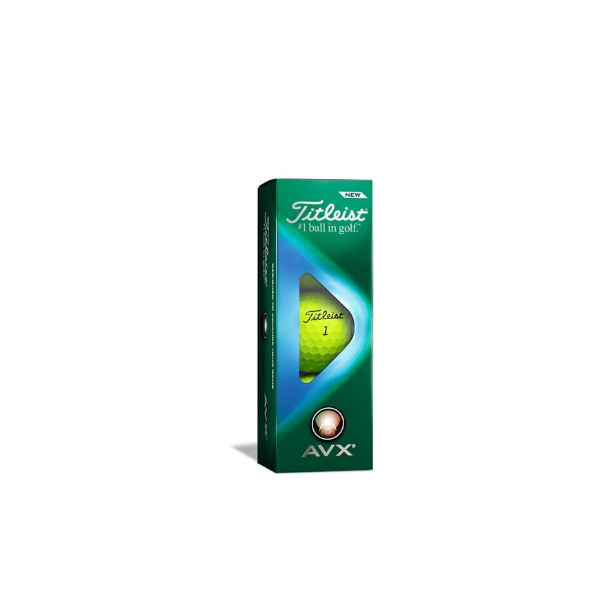 Titleist AVX Golf Balls - Yellow - 2022