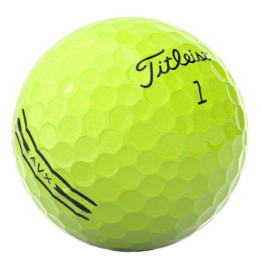 Titleist AVX Golf Balls - Yellow - 2024