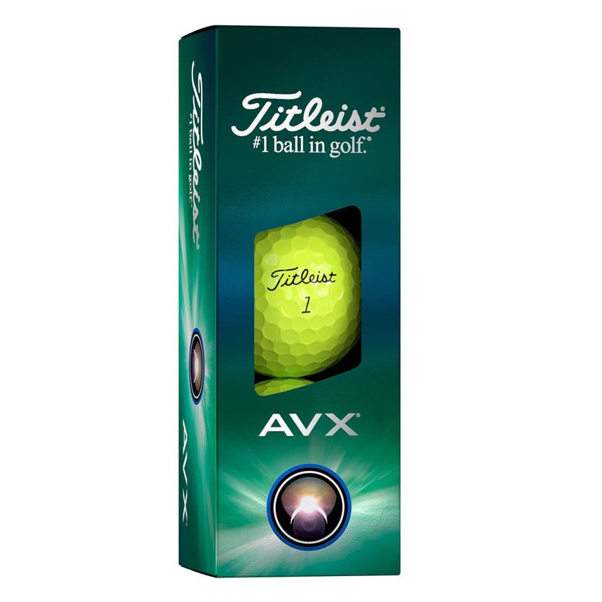 Titleist AVX Golf Balls - Yellow - 2024