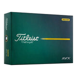 Titleist AVX Personalized Yellow Golf Balls