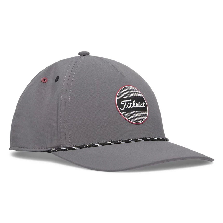 Charcoal/Crimson