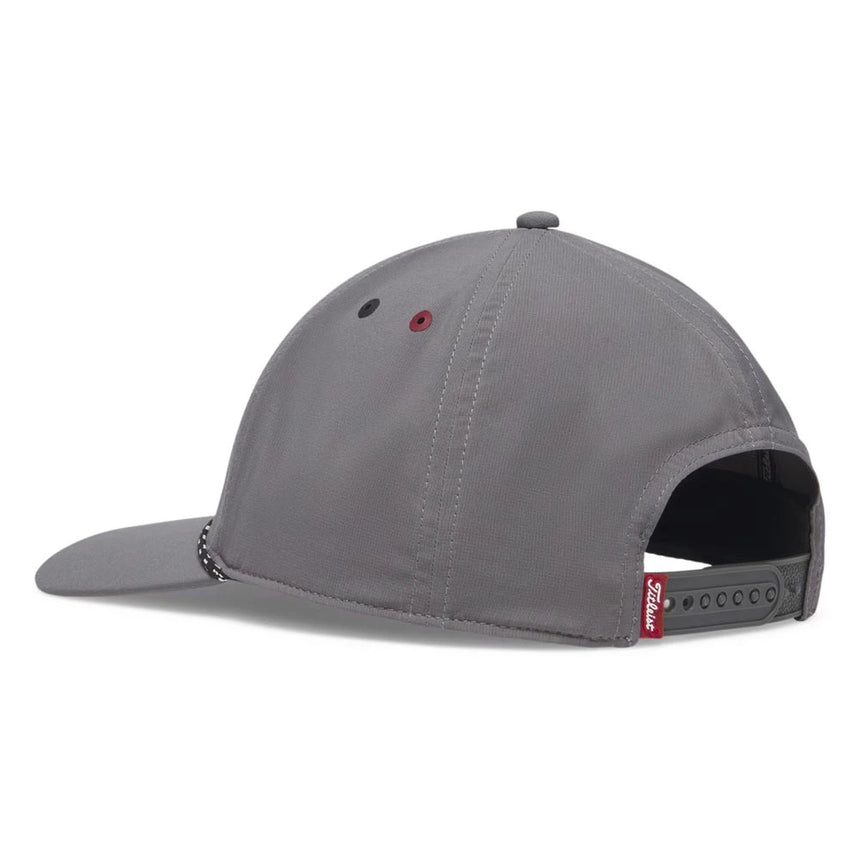 Charcoal/Crimson
