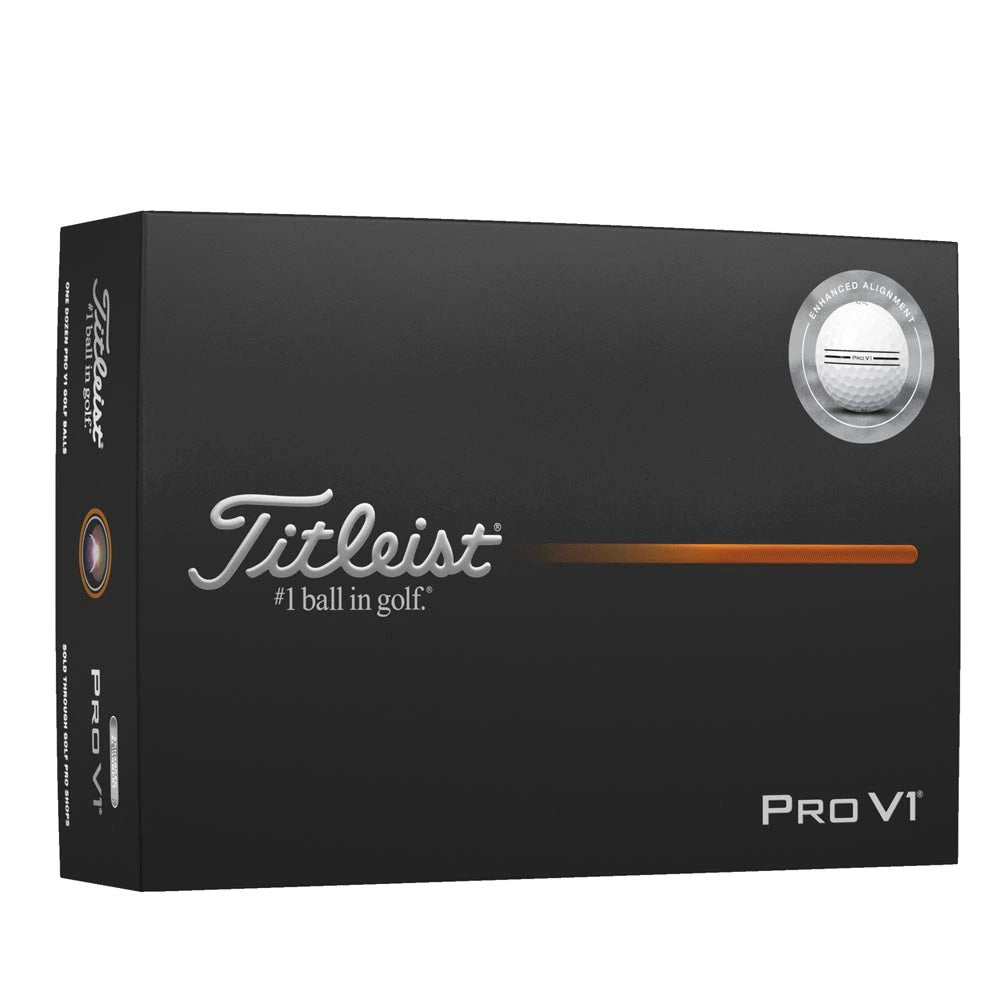 Titleist Pro V1 AIM Enhanced Alignment Personalized Golf Balls - Loyalty Rewarded - Buy 3 Get 1 Free