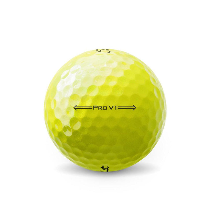 Titleist Pro V1 Golf Balls - Yellow