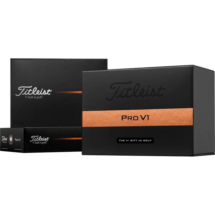 Titleist Pro V1 Holiday Gift Box Golf Balls - 2 Dozen