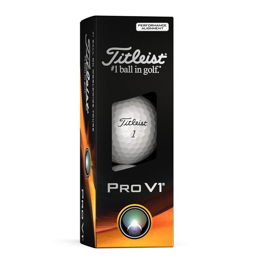 Titleist Pro V1 Performance Alignment Golf Balls - Black