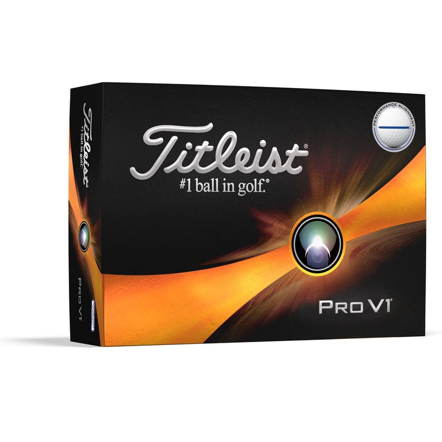 Titleist Pro V1 Performance Alignment Golf Balls - Blue