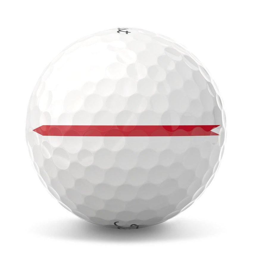 Titleist Pro V1 Performance Alignment Golf Balls - Red