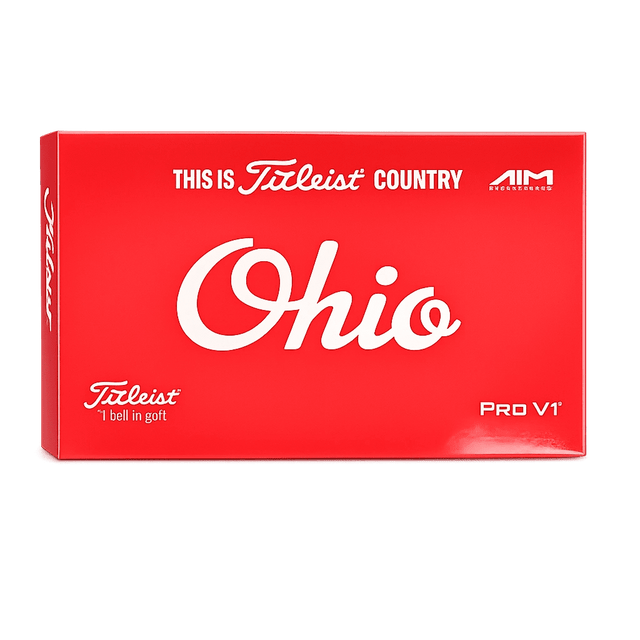 Titleist Pro V1 Performance Alignment Ohio Golf Balls - 6 Pack