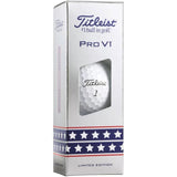 Titleist Pro V1 Performance Alignment USA Golf Balls - 6 Pack