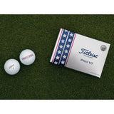 Titleist Pro V1 Performance Alignment USA Golf Balls - 6 Pack