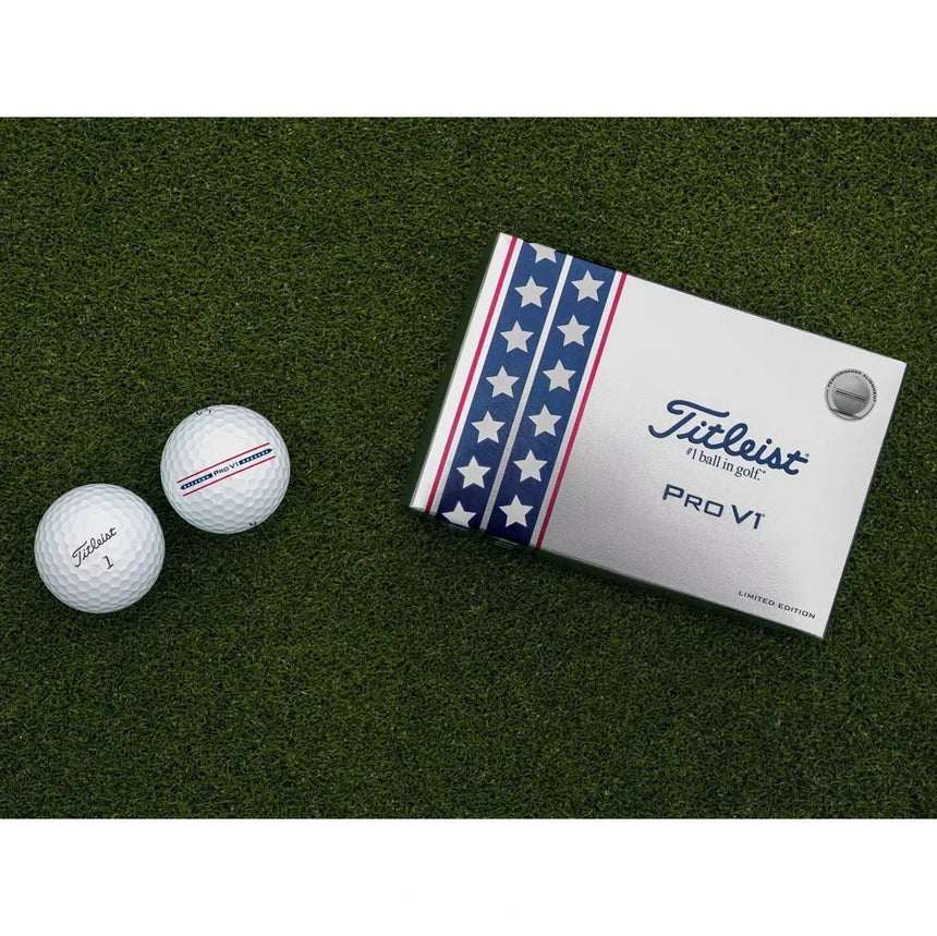Titleist Pro V1 Performance Alignment USA Golf Balls - 6 Pack