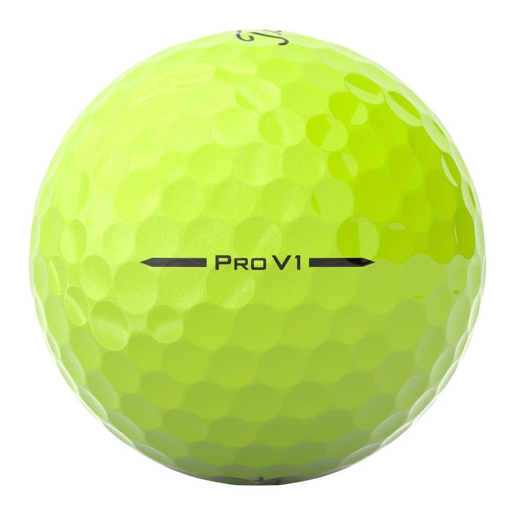 Titleist Pro V1 Yellow Personalized Golf Balls