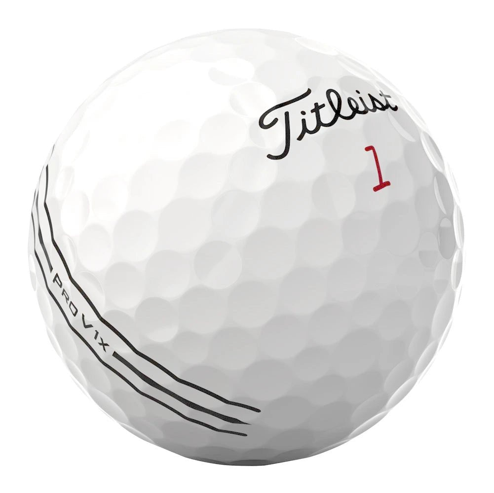 Titleist Pro V1x AIM Enhanced Alignment Golf Balls - Loyalty Rewarded - Buy 3 Get 1 Free