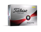Titleist Pro V1x Golf Balls - Yellow - 2023