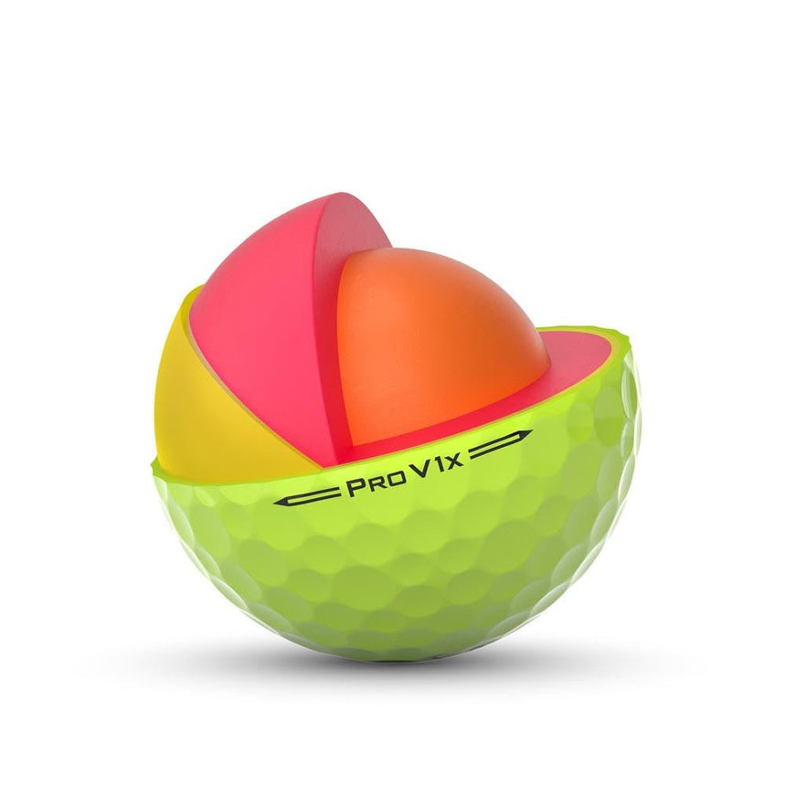 Titleist Pro V1x Golf Balls - Yellow - 2023