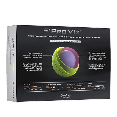 Titleist Pro V1x Golf Balls - Yellow - Loyalty Rewarded - Buy 3 Get 1 Free