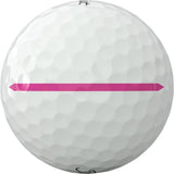 Titleist Pro V1x Left Dash AIM Performance Golf Balls - Pink