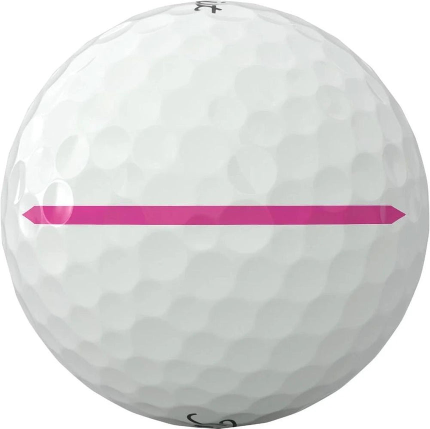 Titleist Pro V1x Left Dash AIM Performance Golf Balls - Pink
