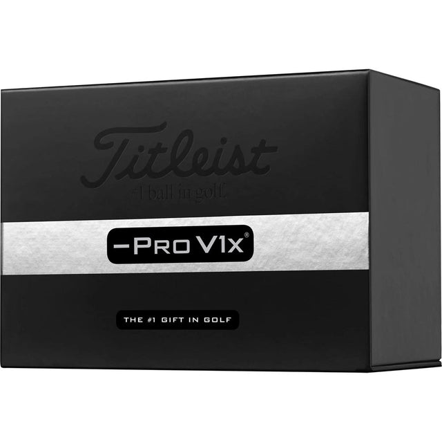 Titleist Pro V1x Left Dash Holiday Gift Box Golf Balls - 2 Dozen