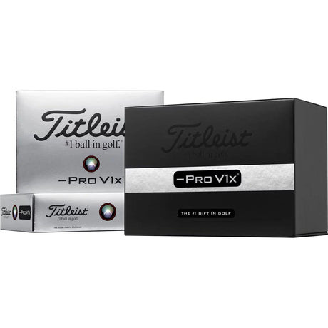 Titleist Pro V1x Left Dash Holiday Gift Box Golf Balls - 2 Dozen